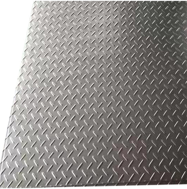 High Quality SS400 A36 S235JR Patterned Tear Drop Steel Coils Hot Rolled Checkered Steel Plate