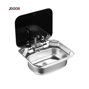 Stainless Steel Sink Cover small size RV sink Caravan Hand Wash kitchen sink