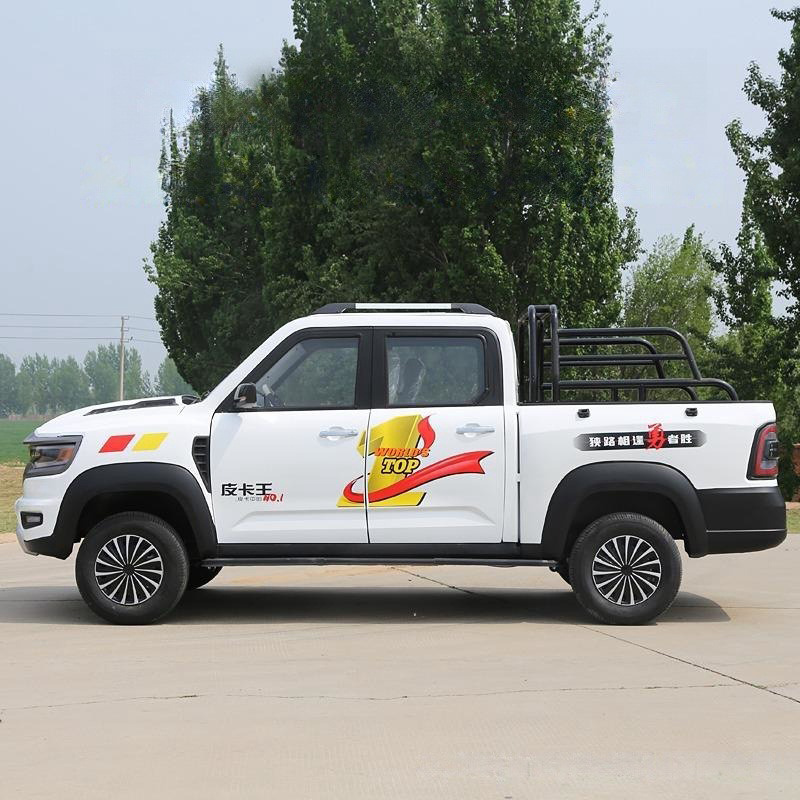 New Arrival 4 Door 5 Seat 4 Wheel Drive Energy Vehicles Ev Cars Large Trunk Electric Pickup Truck Without Battery