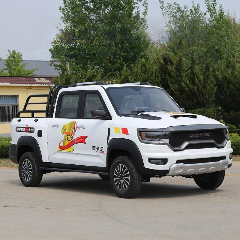 New Arrival 4 Door 5 Seat 4 Wheel Drive Energy Vehicles Ev Cars Large Trunk Electric Pickup Truck Without Battery