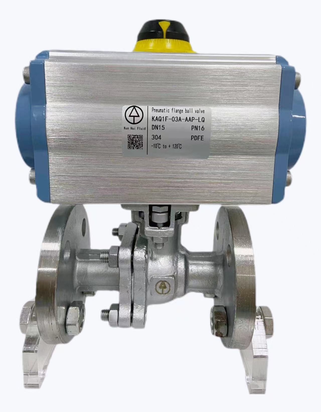 Pneumatic flange ball valve