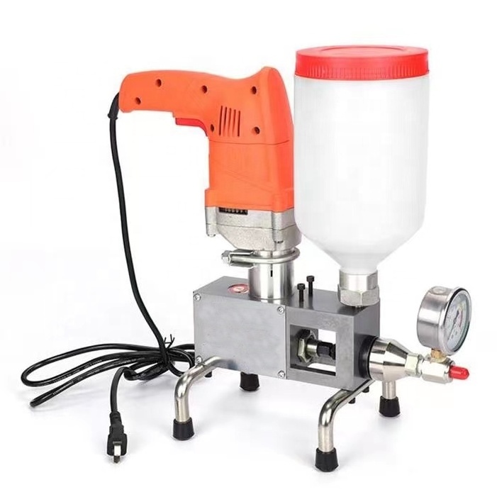 Portable single component concrete grout waterproof machine epoxy resin injection grouting pump for Repairing Concrete Cracks