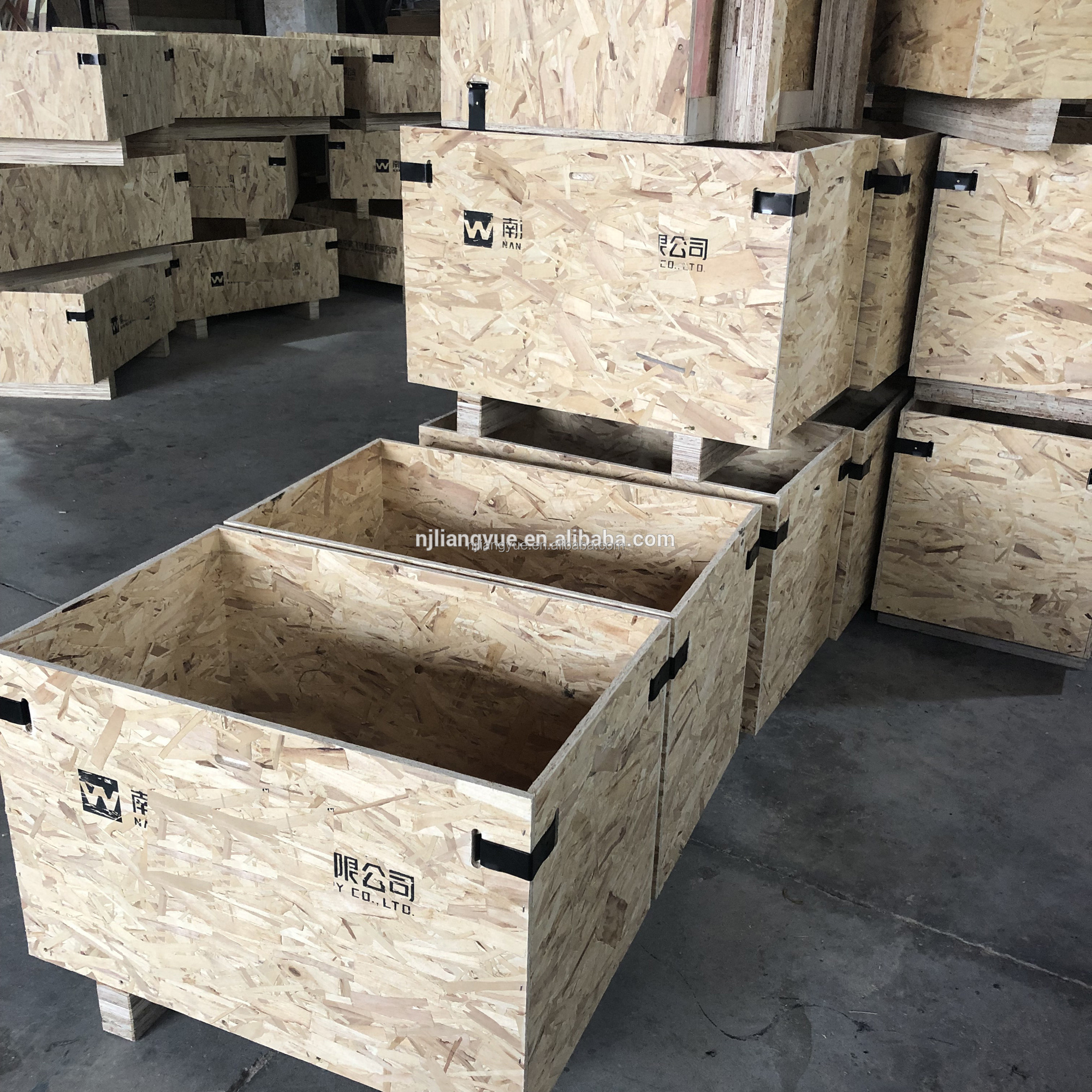 Hot sale Wood Crates plywood box for carry the machinery, the parts, the instruments and art From China Manufacturer