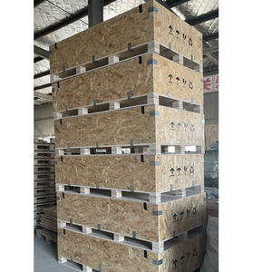 high quality collapsible plywood crates for transport/shipping wooden crate with clips