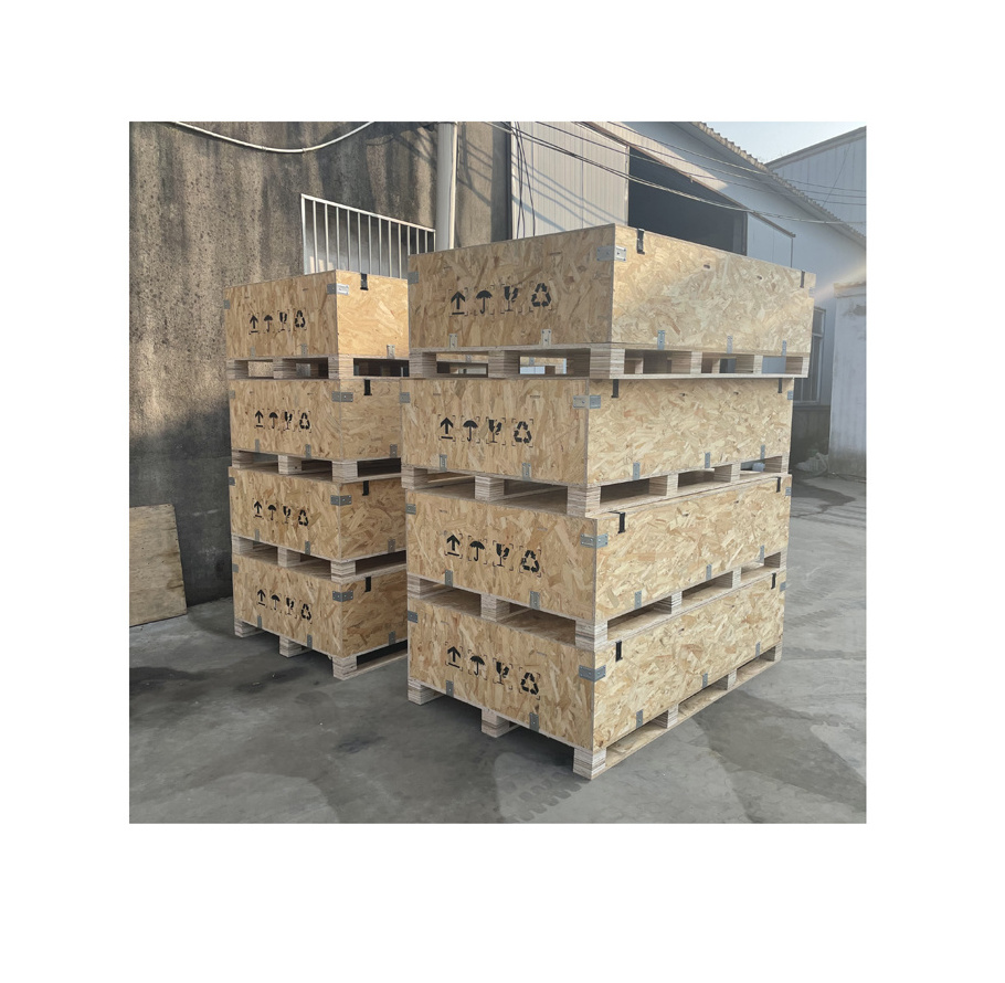 Hot sale Wood Crates plywood box for carry the machinery, the parts, the instruments and art From China Manufacturer