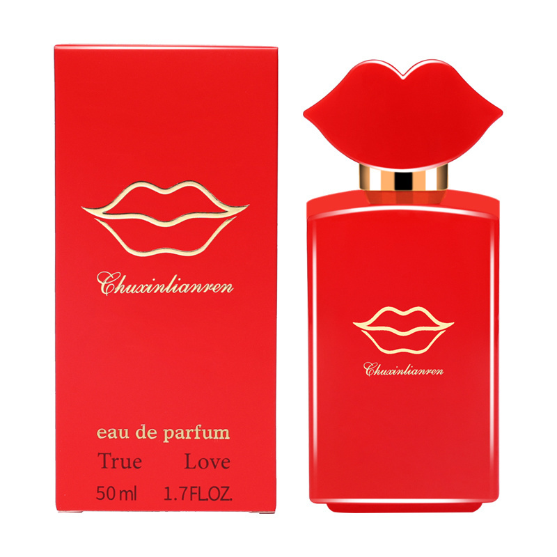 Manufacturer in stock wholesale custom vendors 50ml woman perfume lovali red lip perfume