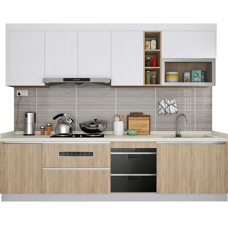 Factory Design Top End Europe Morden Kitchen Cabinets Solid Wood Kitchen Units Plywood Particle Board Modular Kitchen Furniture