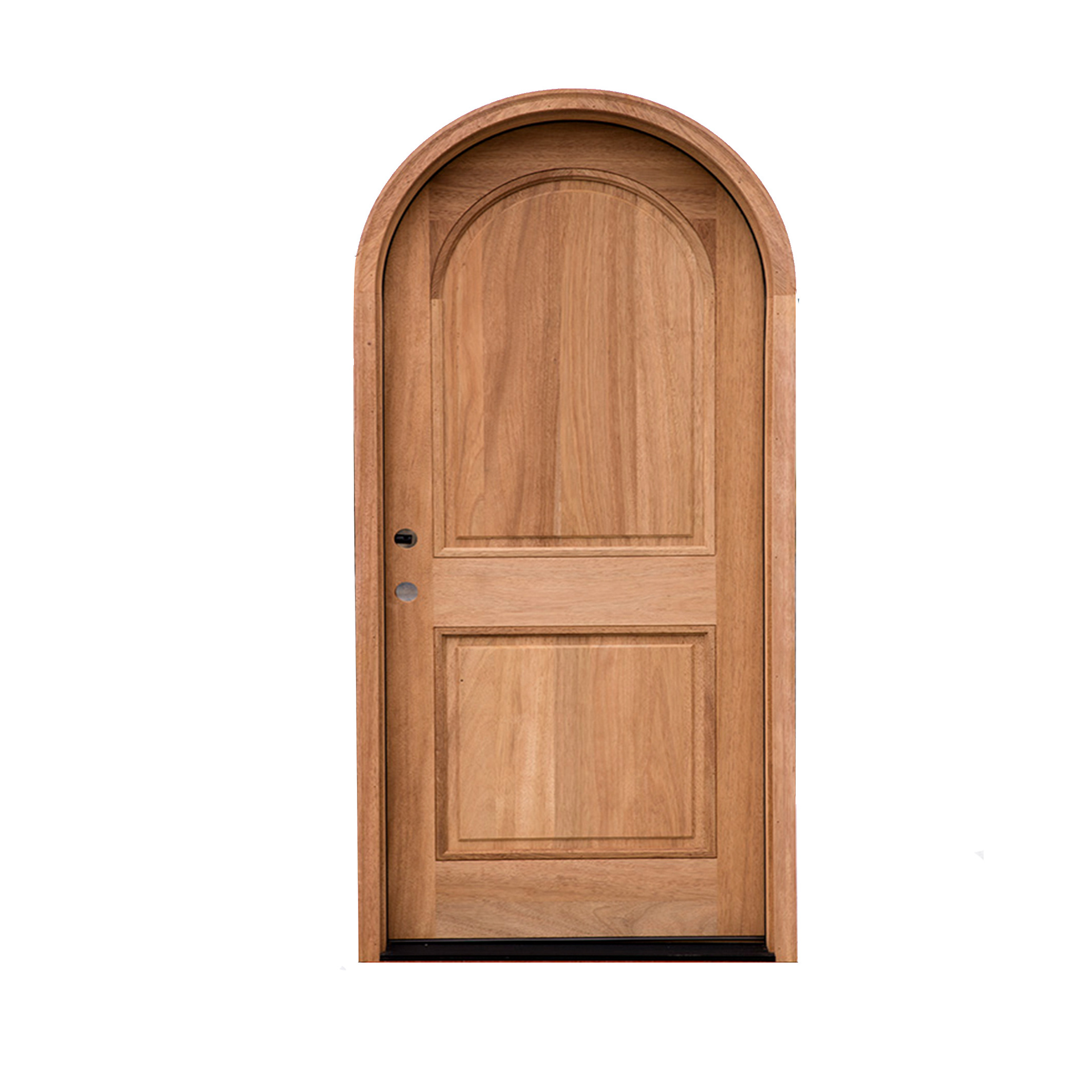 Factory Customized Hand Carved Solid Wood Entry Arch Doors Hotel Office Villa Homestay Block Board Particle Board Plywood Doors