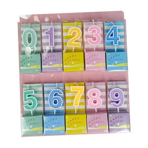 Hot birthday candles Cake Decorating Supplies Color Number Candles