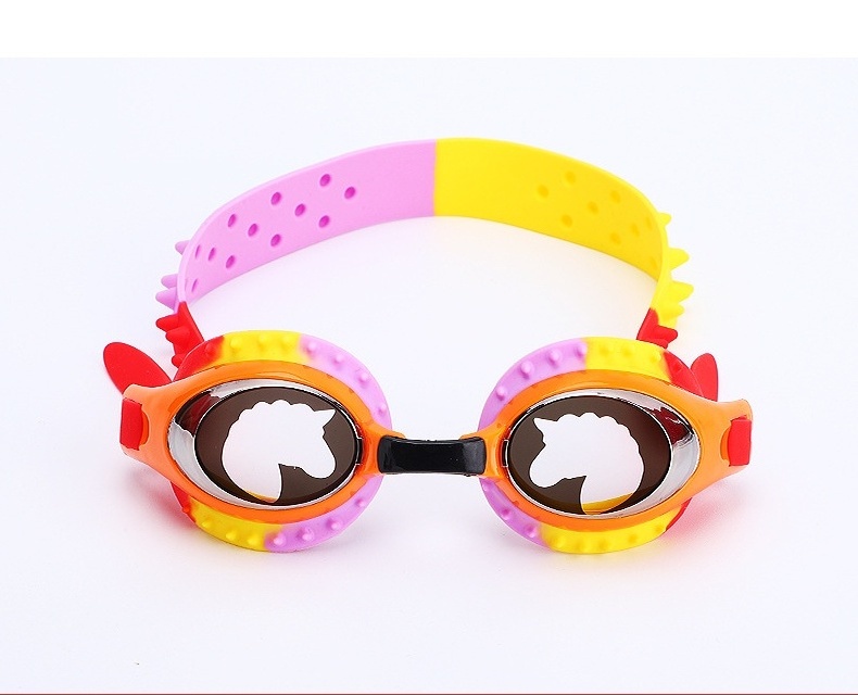 2024 new Customized  Youth Kids Children Swimming Goggles HD view  Anti-fog eye protection Kids Swim Goggles