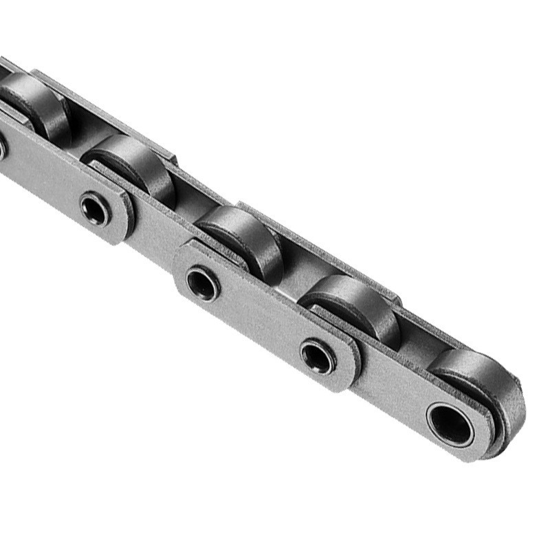 High Precision Heavy Duty Large Roller Double Pitch Conveyor Roller Chain Straight Side Plates