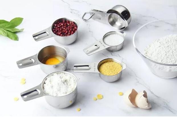 Hot Selling Baking Stainless Steel Measuring Cups And Spoons 14 Pieces Set With Food Grade