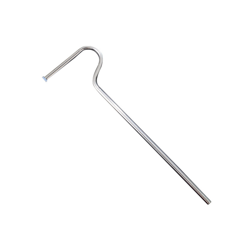 Anti-lip Wrinkle Straw Reusable Stainless Steel Straws Transparent curved Metal steel Drinking Straw For Beer Accessories