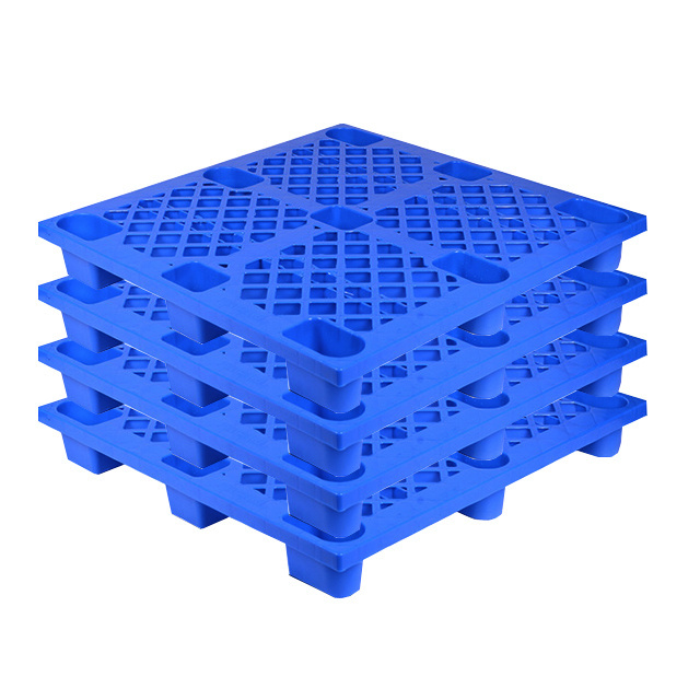 Light Duty Euro Pallets Low Price Recycled Disposable Plastic Perforated One-Way Nestable for Export and Shipping