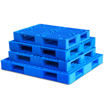 Euro Single-Faced Pallet with 4-Way Entry Type for Logistic Transport and Warehouse Storage-Plastic pallet factory product