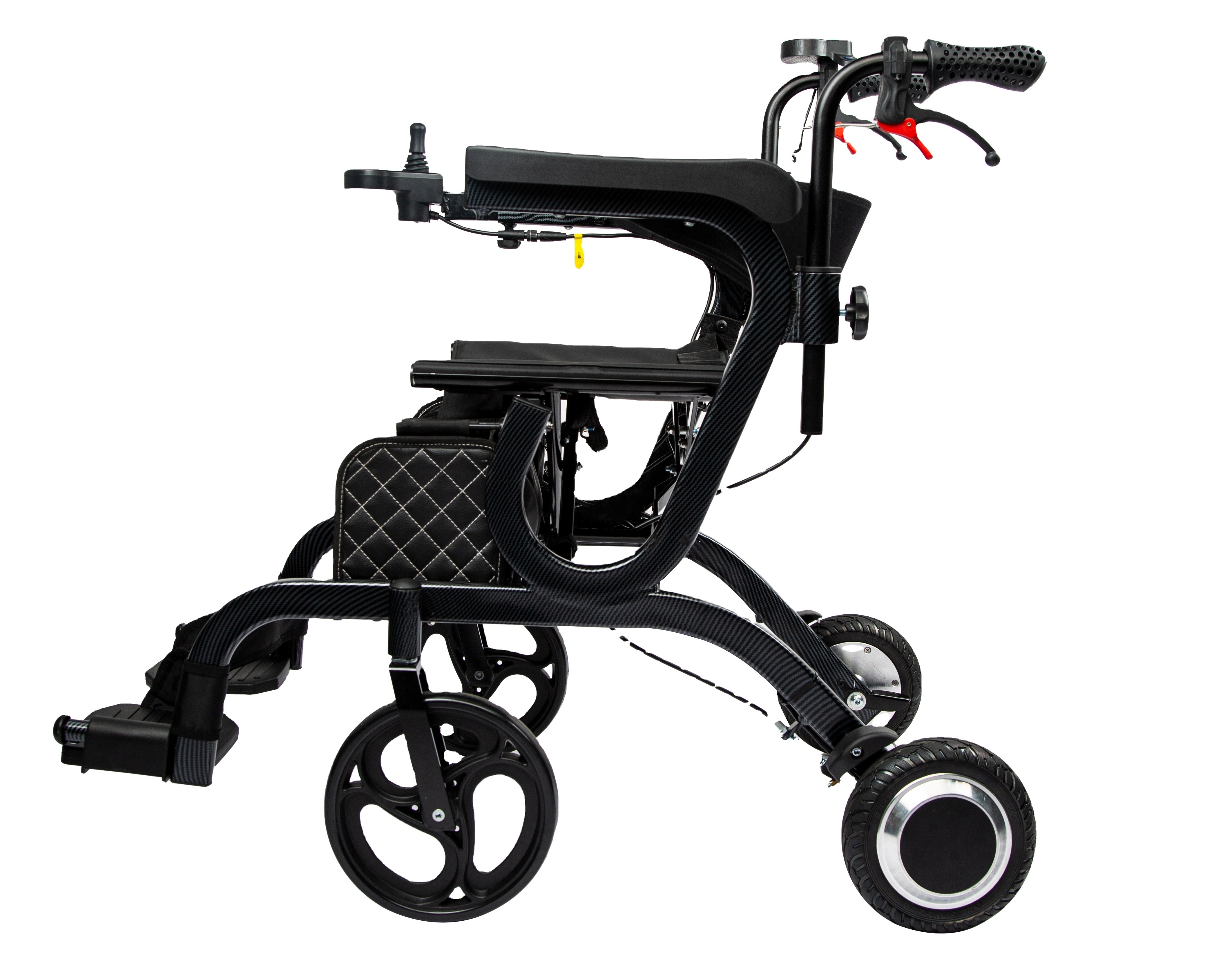 Electric Adult Folding Walker Rollator With Seat Wheelchair