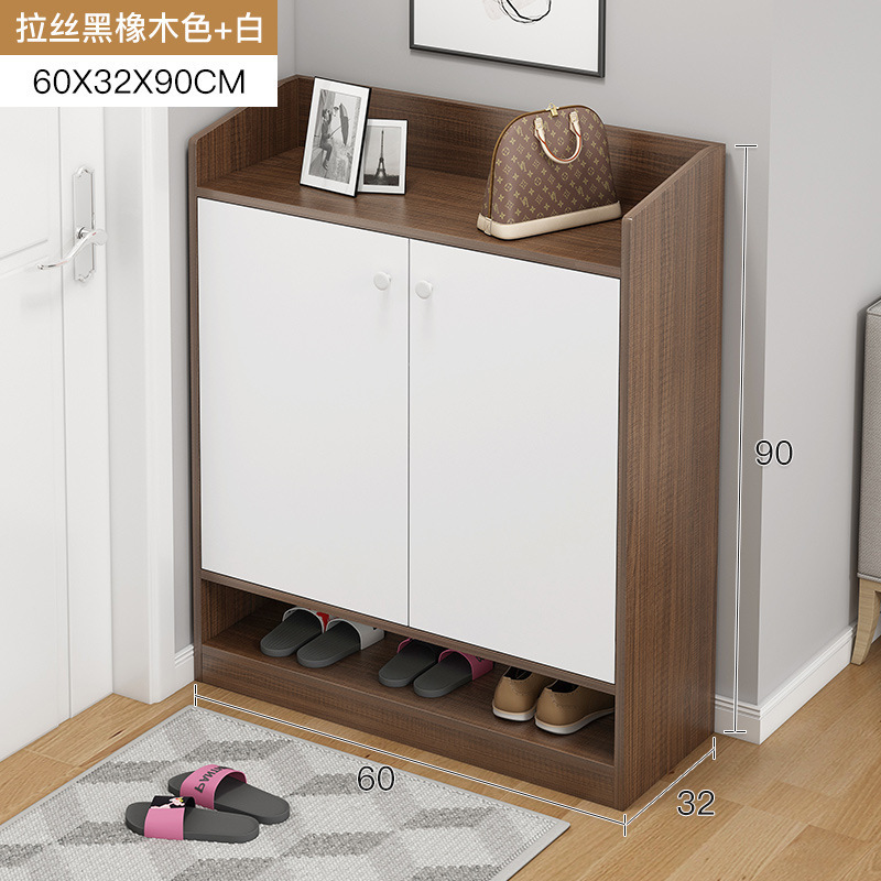 Hot selling shoe rack modern multi-layer storage dust-proof shoe cabinet entryway narrow with doors and drawers