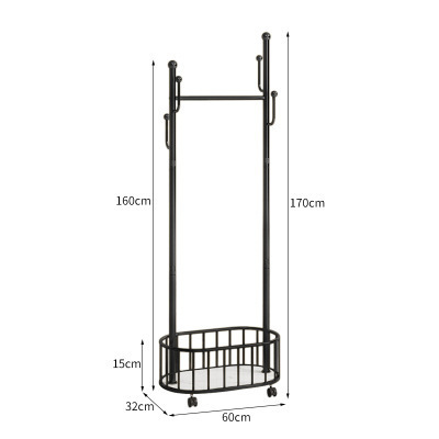 Cactus floor-standing coat rack bedroom multi-functional clothes rack home removable storage rack