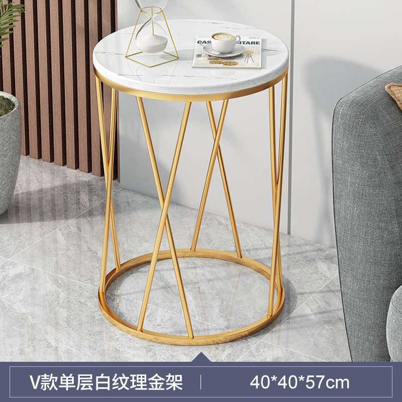 Popular new design modern faux marble small tea table corner coffee table factory direct