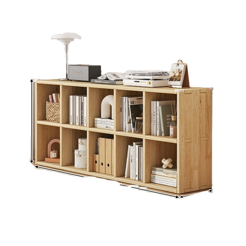 Wooden 4/6/8/10/12 Cube Book Shelf Modern Open Storage Organizer Display Bookcase Cabinet Free Standing Book shelves