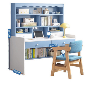 Children's desk home students study desk Simple modern desk and chair set