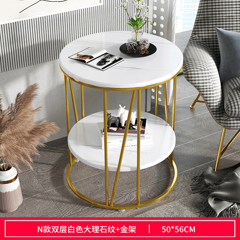 Popular new design modern faux marble small tea table corner coffee table factory direct