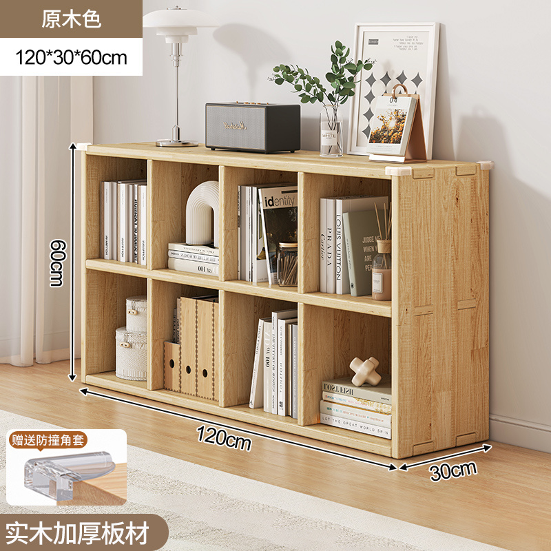 Wooden 4/6/8/10/12 Cube Book Shelf Modern Open Storage Organizer Display Bookcase Cabinet Free Standing Book shelves