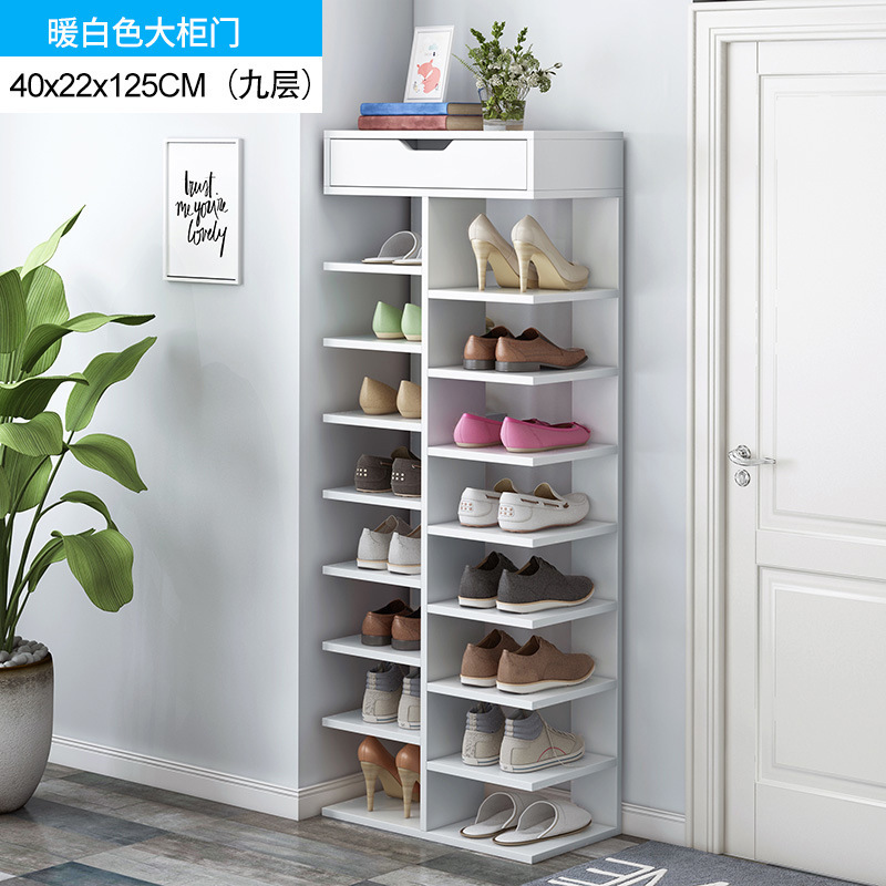 Fashion Narrow Large Capacity Shoe Rack Multi-Layer Storage Features E-commerce Hot Shoe Rack