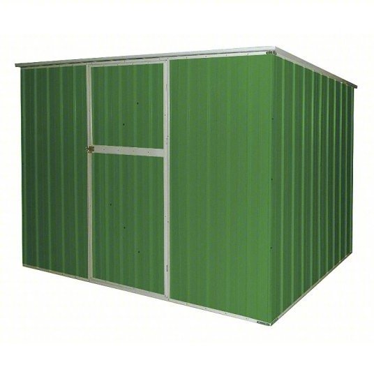 B054 259X185X190CM Inclined pent roof waterproof Sun Shade Lockable garden tool storage shed