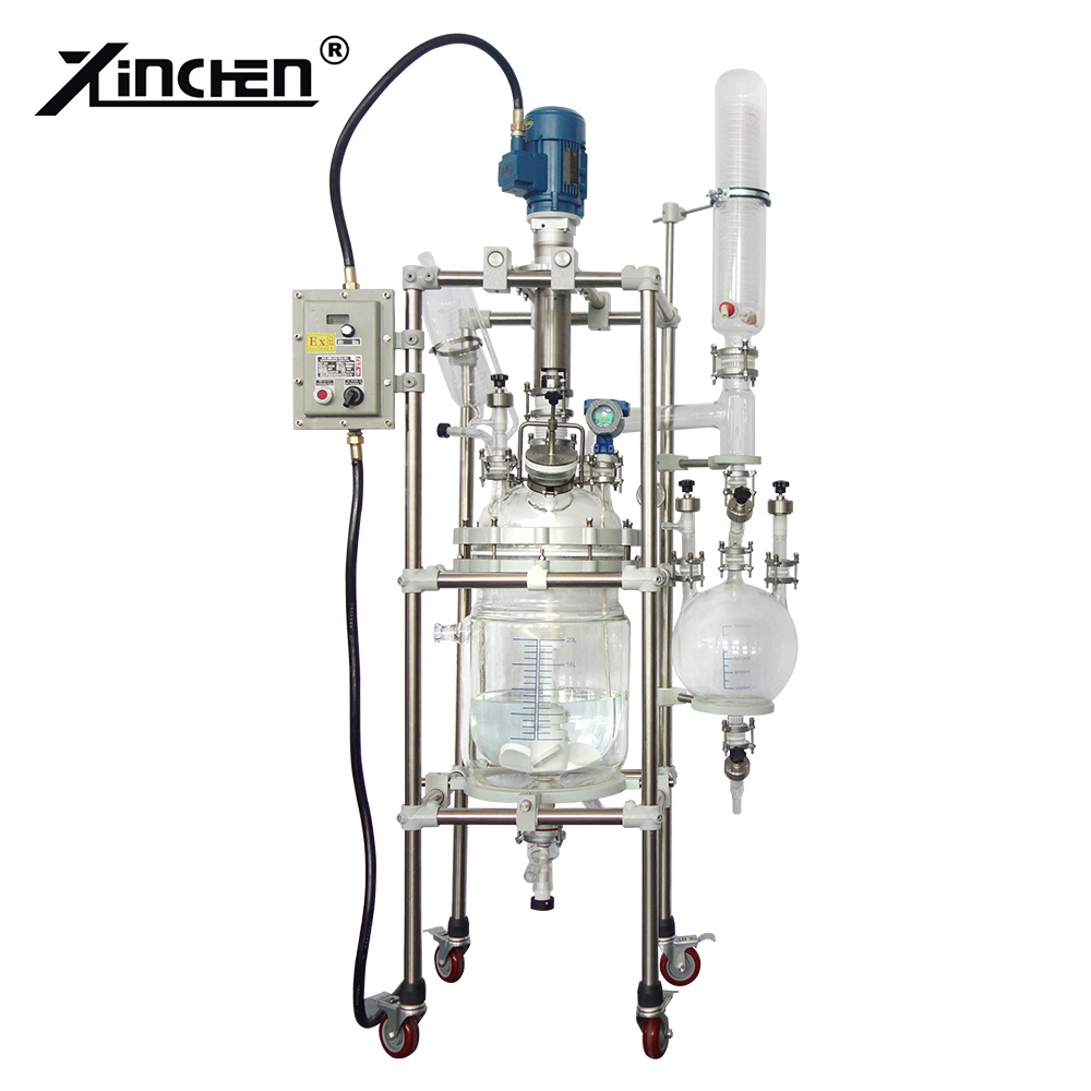 laboratory customized glass tank reactor with best price