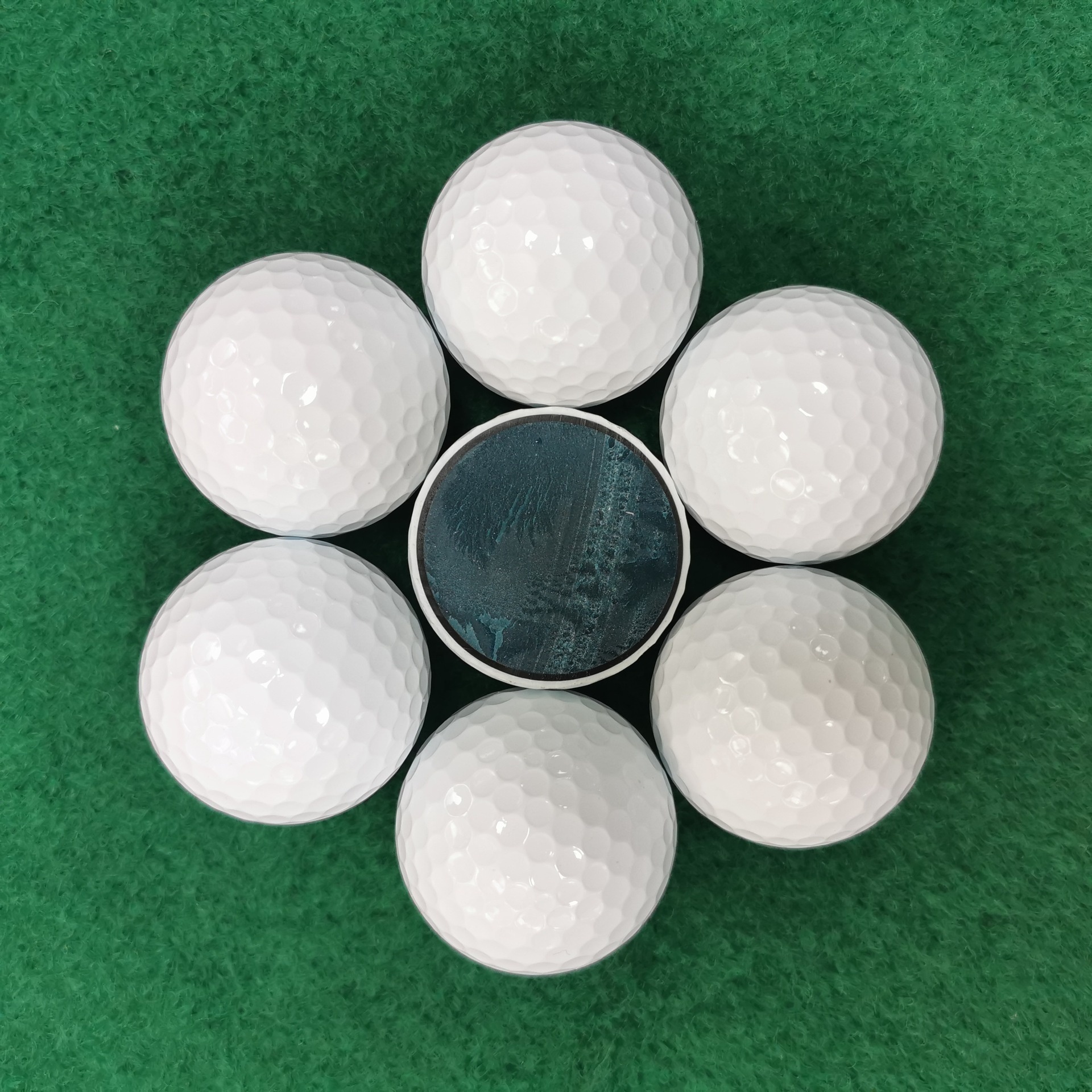 Bulk Sale 3 Piece High Rebounce Match Golf Balls Customized Long Distance PU Urethane Tournament Golf Balls