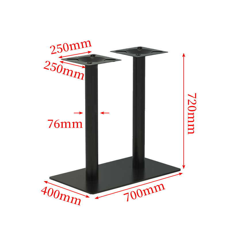 Accent metal Table base with Tulip Style, Table Height Column  gold sliver white black restaurant coffee table base