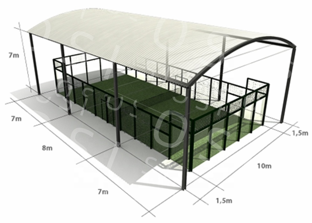 Osi 2024 Padel Court Cover Totally Set Tennis Court Roof Outdoor For Home And Sports Court Separate Roof