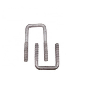 Double U Bolt Carbon Stainless Steel Square U Bolt