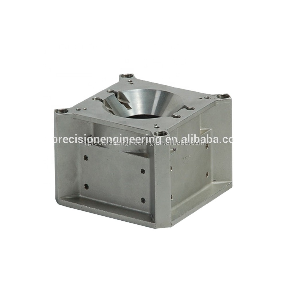 High precision aluminum die casting service cnc machining custom water meter box milling part oem