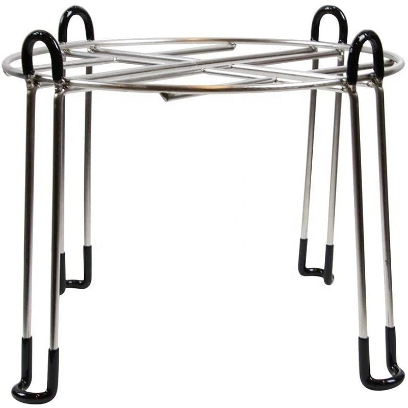 Custom Fire Pit Stand Stainless Steel Foldable Sheet Metal Fabrication Portable Firepit Log Stand