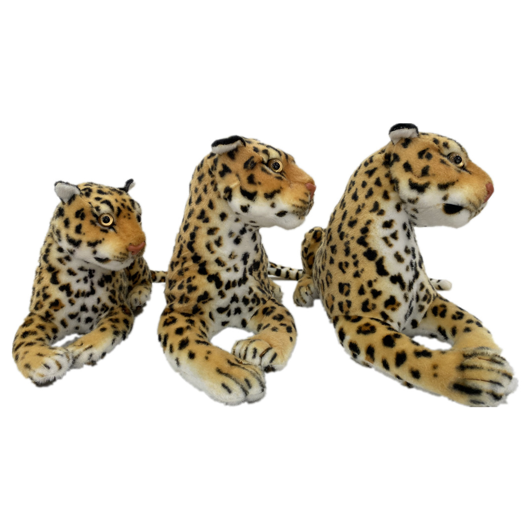 New version Tiger Lion Leopard Stuffed & Plush Animals Cute Doll Child Birthday Gift Toys Soft Pillow Christmas