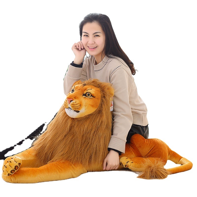 custom plush toys giant lion tiger leopard deer stuffed animal toys