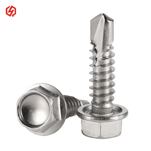 16mm - 63mm Stainless Steel Hex Head Self Drilling Screws HEX CAP SCREWS