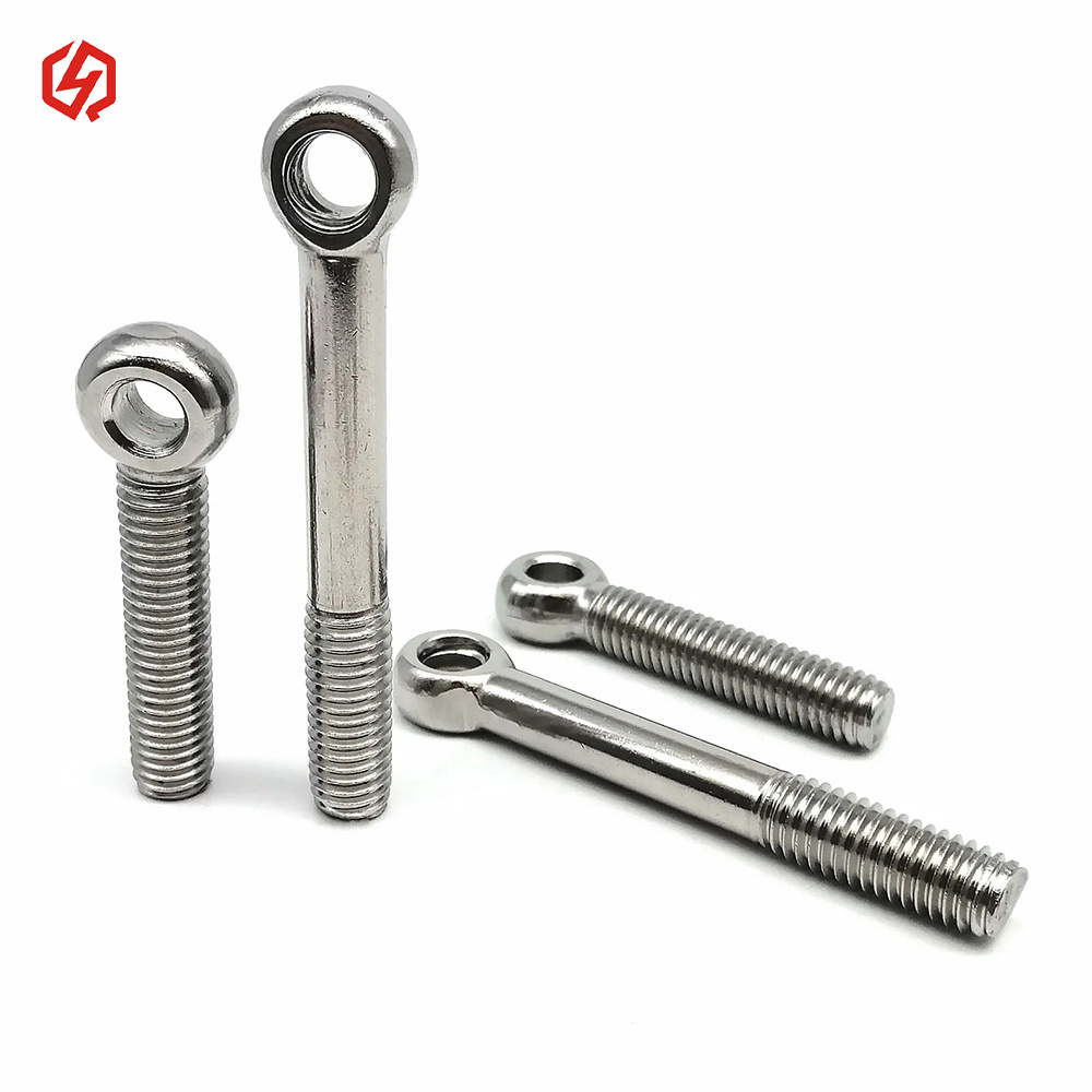 DIN444 Full Threaded 304 Stainless Steel Eye Bolt M5 M6 M8 M10 M12 M14