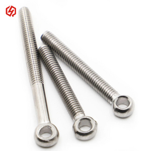 DIN444 Full Threaded 304 Stainless Steel Eye Bolt M5 M6 M8 M10 M12 M14