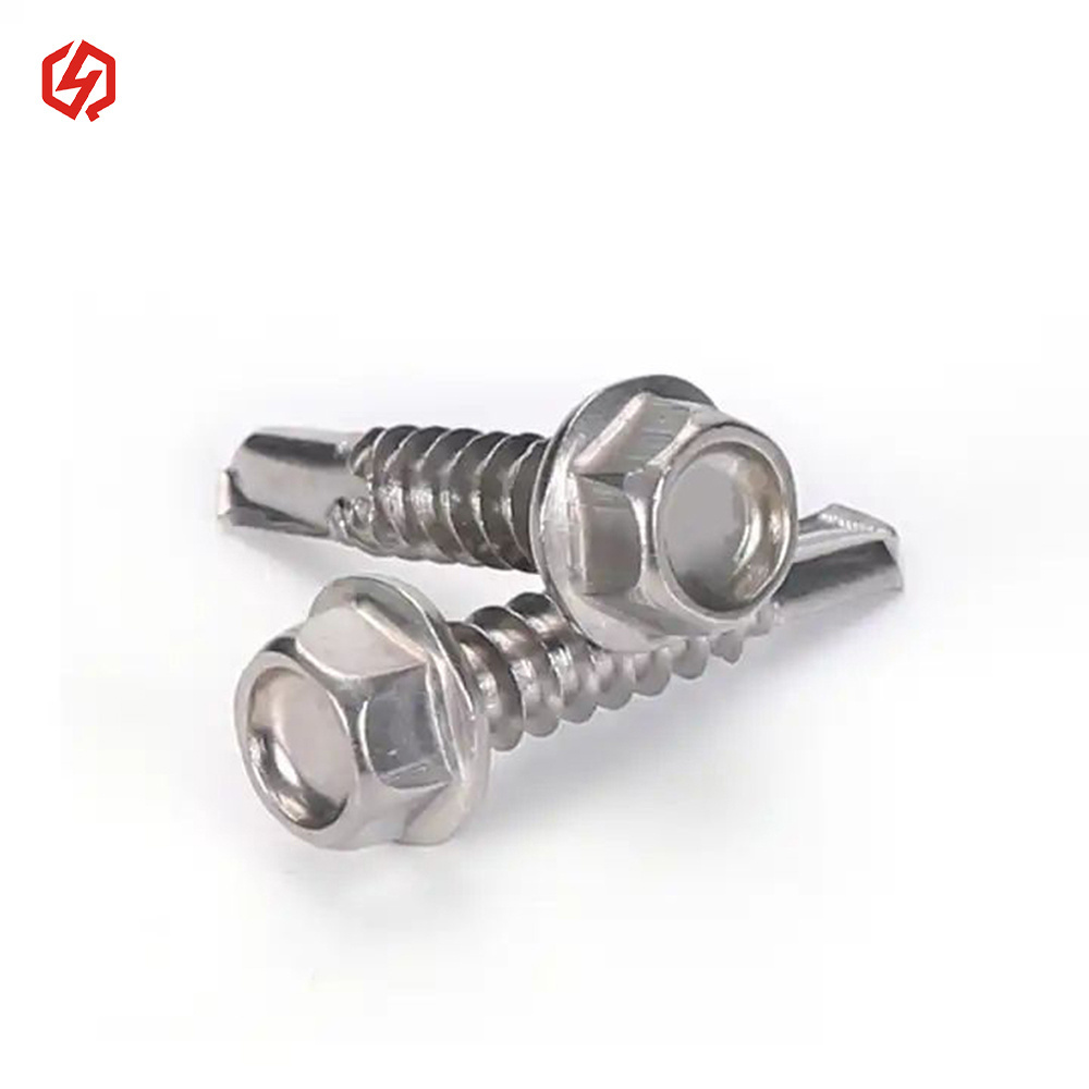 16mm - 63mm Stainless Steel Hex Head Self Drilling Screws HEX CAP SCREWS