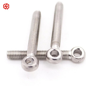 Swing Eye Bolt 1" Forged Eye Bolts Threaded Ring Resin Catenary Hanging Screws A2 Stainless Steel