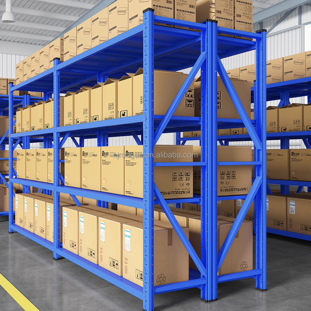 High Quality Warehouse Racks Cold Rolled Steel Storage Shelves Easy install Medium Duty Racks