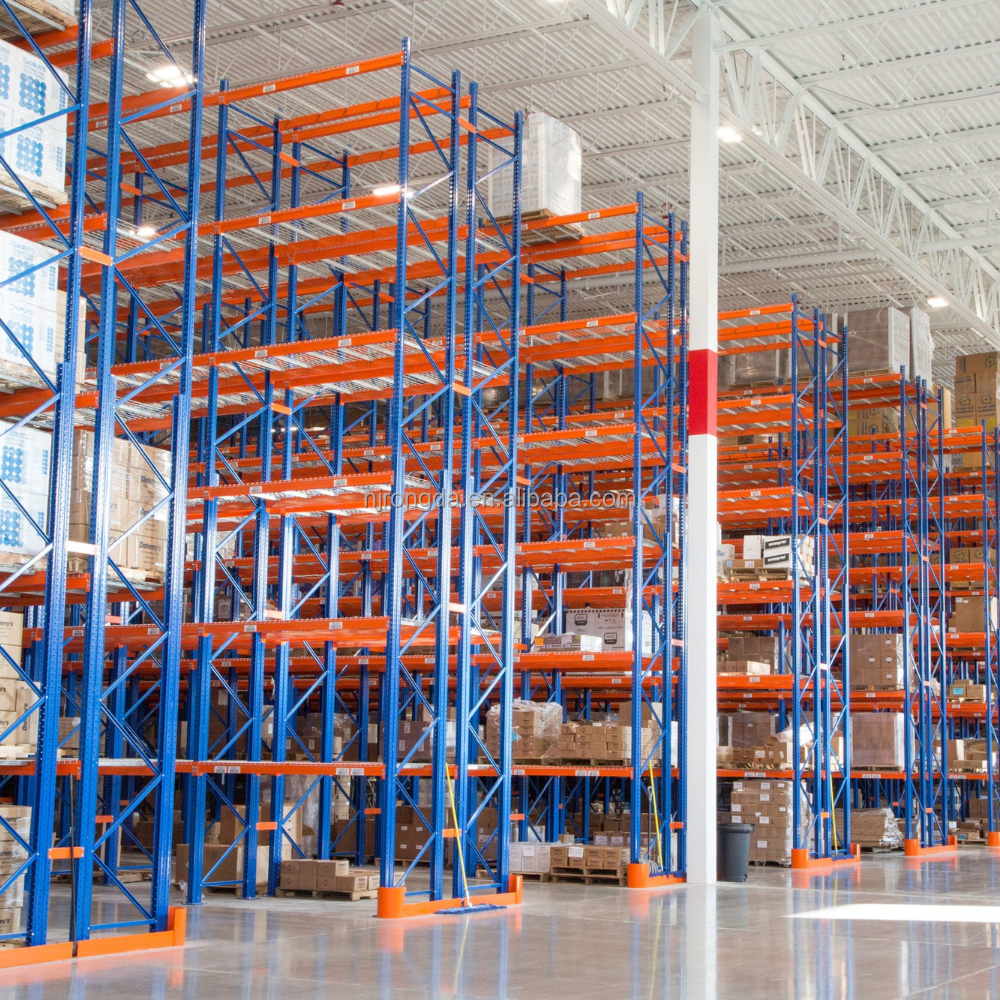 heavy duty industrial warehouse pallet racking storage systems large capacity double deep widespan racking system metal rack