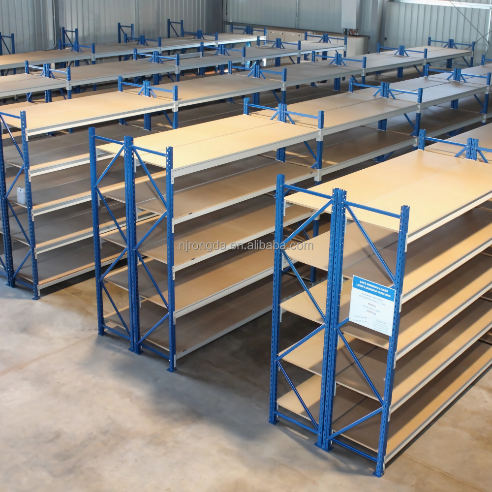 Warehouse Storage Stacking Racks Adjustable Medium Duty shelving 100-800kg