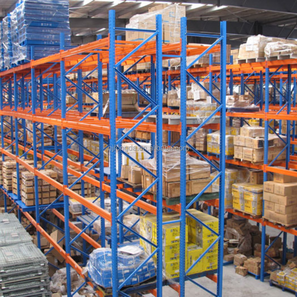 Goods Shelf Steel Pallet Rack Warehousing Equipment Adjustable Warehouse Pallet Rack System heavy duty selective storage rack