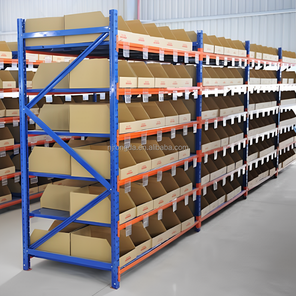 Warehouse Storage Stacking Racks Adjustable Medium Duty shelving 100-800kg