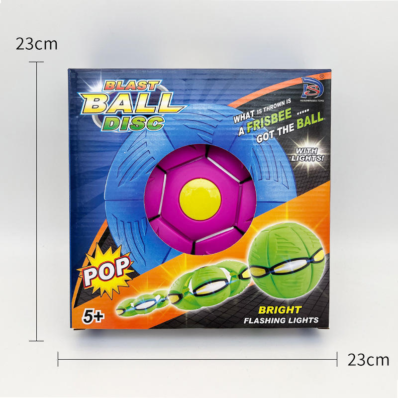 Popular Led 3 light flexible Flying Saucer UFO Magic Ball Flying Saucer Toy for Boys and Girls Outdoor Sports Kids Gift