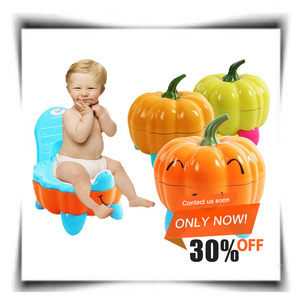 Hight Quality Newspeed Pumpkin Types Plastic Potty Training Baby Toilet